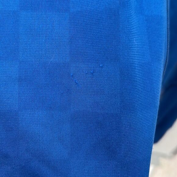 Umbero Blue Check Soccer Full Zip Jacket Size XL - Picture 2 of 8